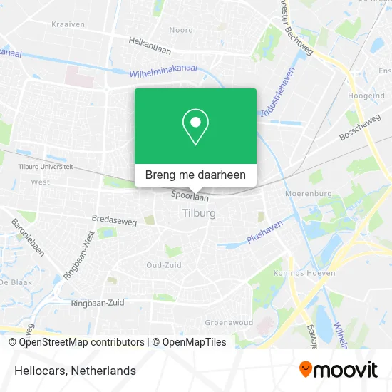 Hellocars kaart