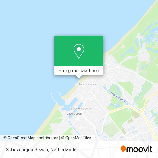 Schevenigen Beach kaart