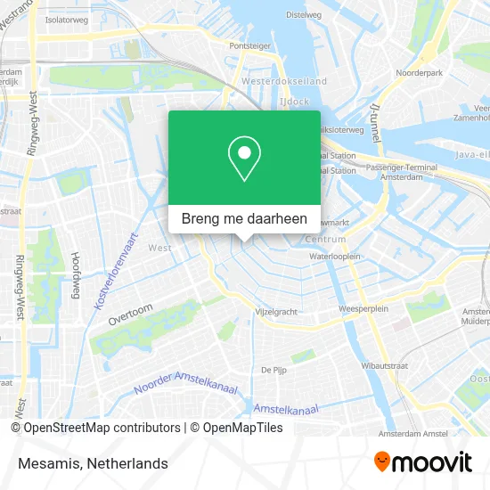 Mesamis kaart