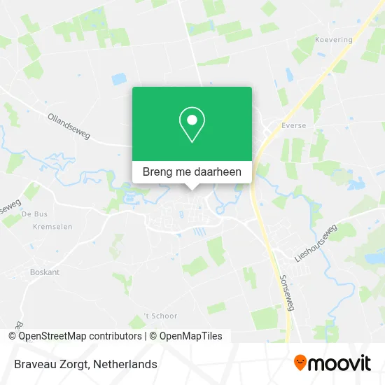 Braveau Zorgt kaart