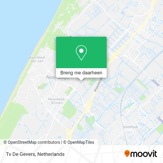 Tv De Gevers kaart