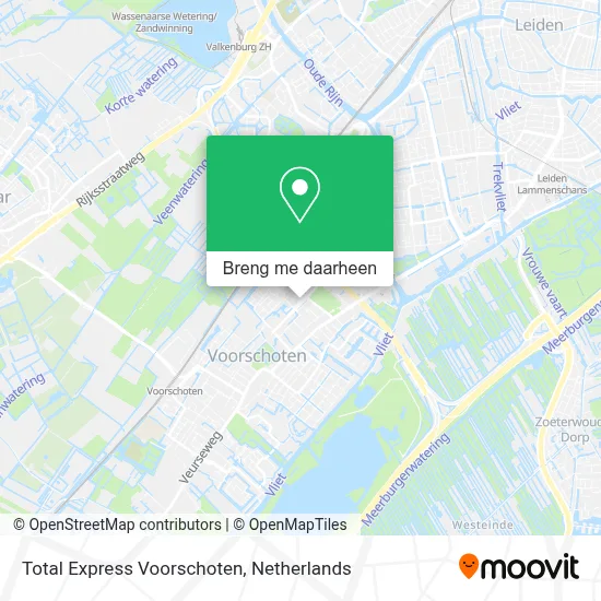 Total Express Voorschoten kaart