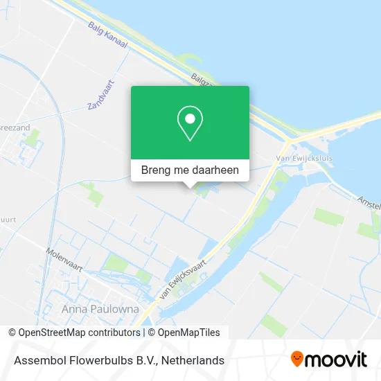 Assembol Flowerbulbs B.V. kaart