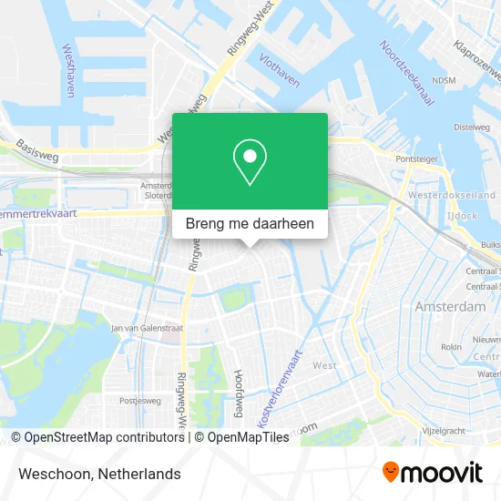 Weschoon kaart