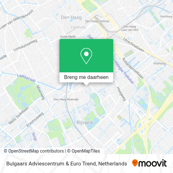 Bulgaars Adviescentrum & Euro Trend kaart