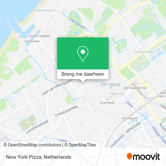 New York Pizza kaart