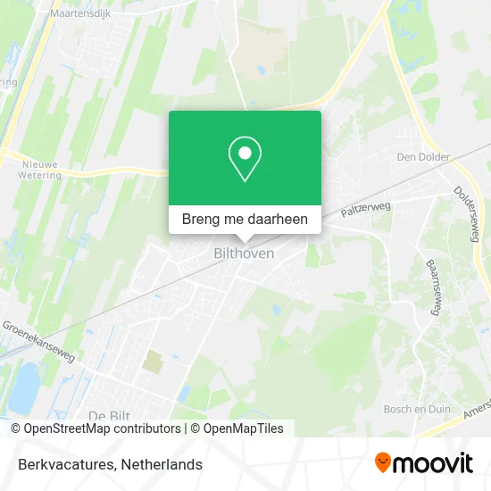 Berkvacatures kaart