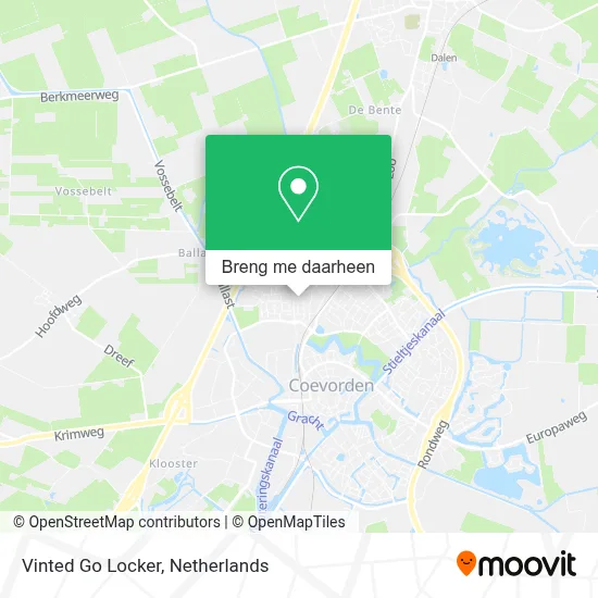 Vinted Go Locker kaart