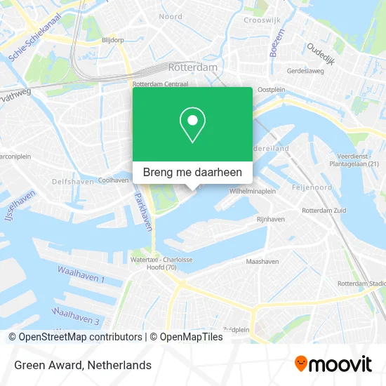 Green Award kaart
