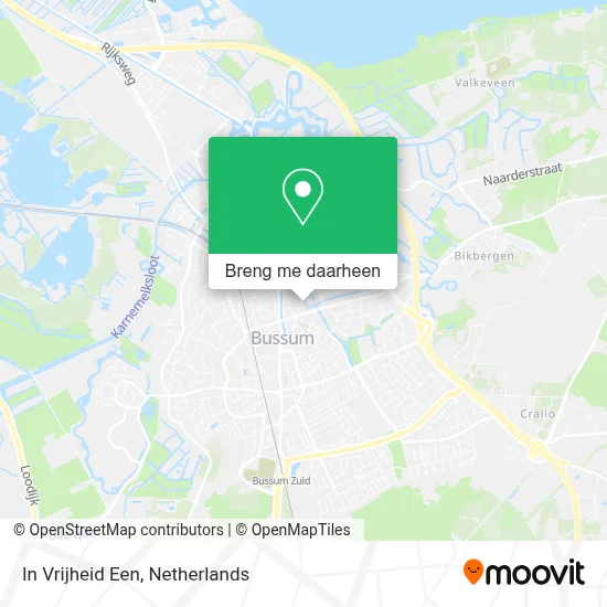 In Vrijheid Een kaart