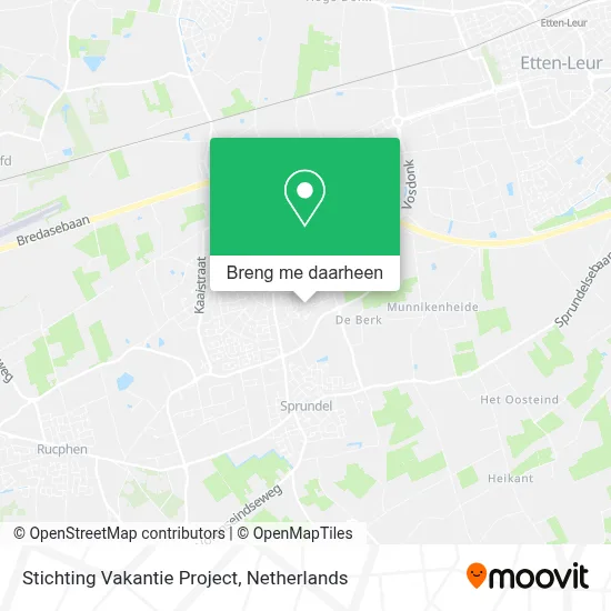 Stichting Vakantie Project kaart