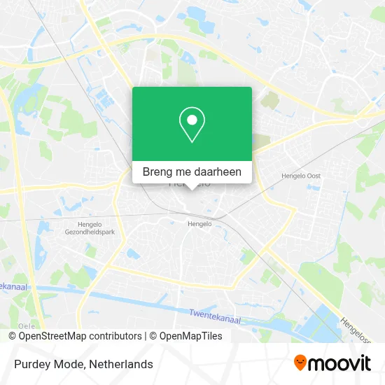 Purdey Mode kaart
