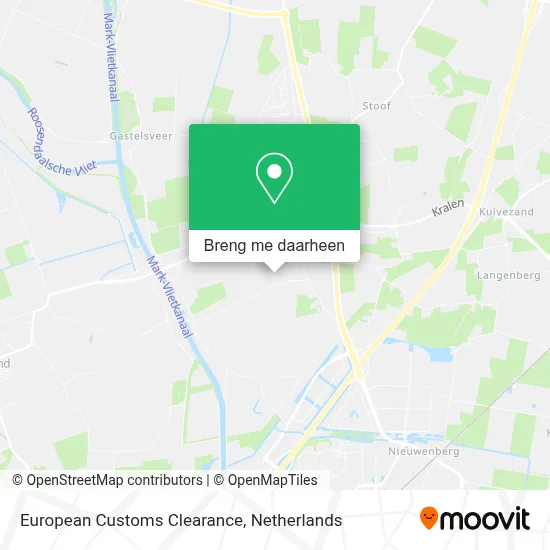 European Customs Clearance kaart