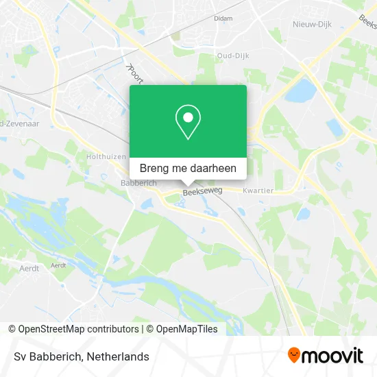 Sv Babberich kaart
