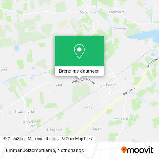 Emmanuelzomerkamp kaart
