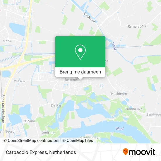 Carpaccio Express kaart