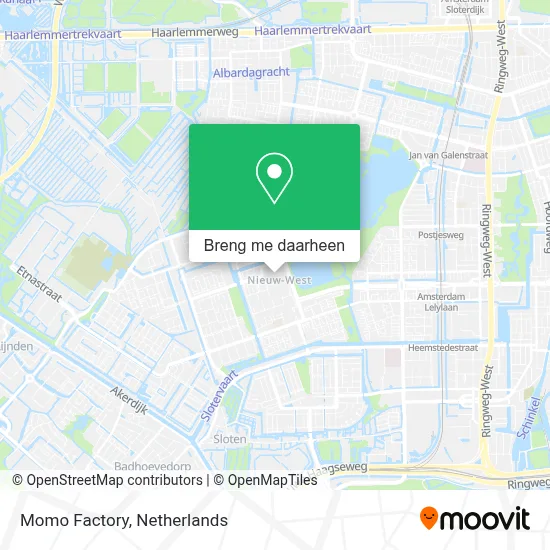 Momo Factory kaart