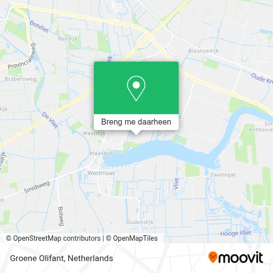Groene Olifant kaart
