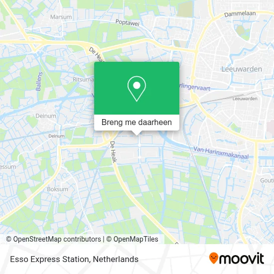 Esso Express Station kaart