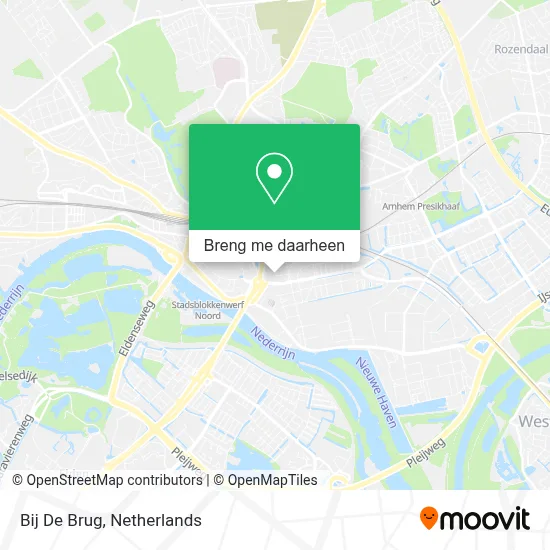 Bij De Brug kaart