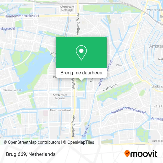 Brug 669 kaart