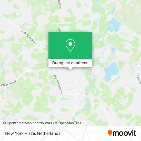 New York Pizza kaart