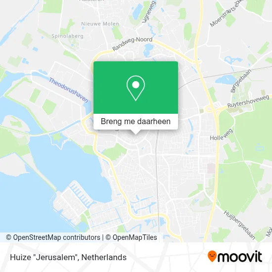 Huize "Jerusalem" kaart