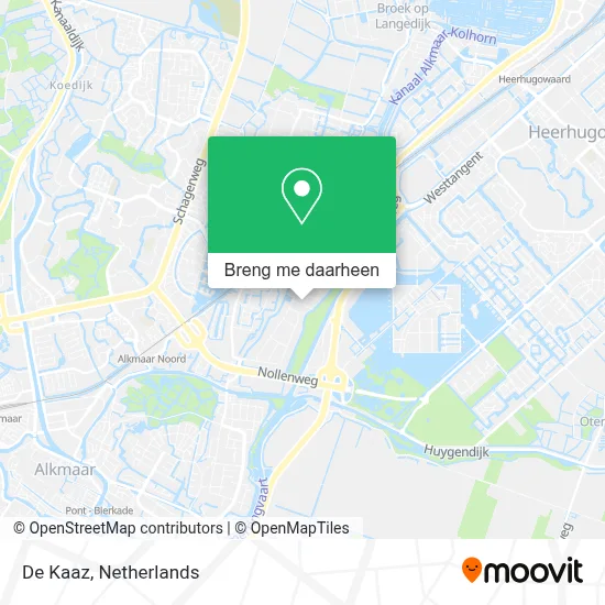 De Kaaz kaart