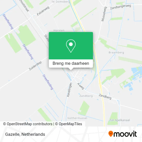 Gazelle kaart