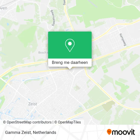 Gamma Zeist kaart