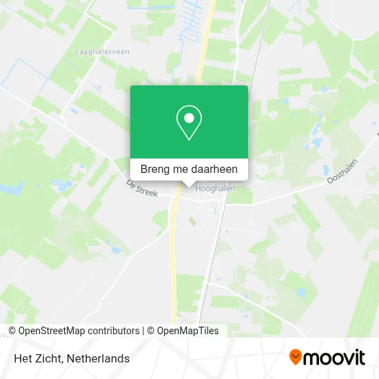 Het Zicht kaart