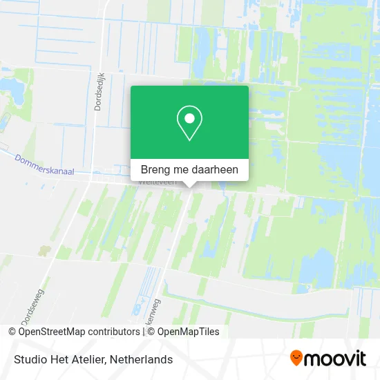 Studio Het Atelier kaart