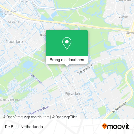 De Balij kaart