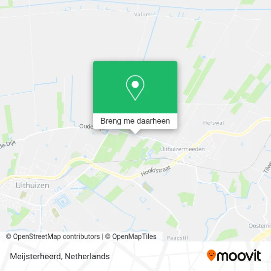 Meijsterheerd kaart