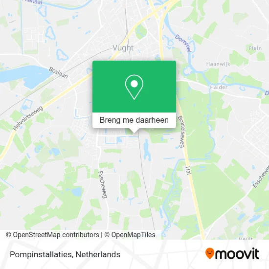 Pompinstallaties kaart