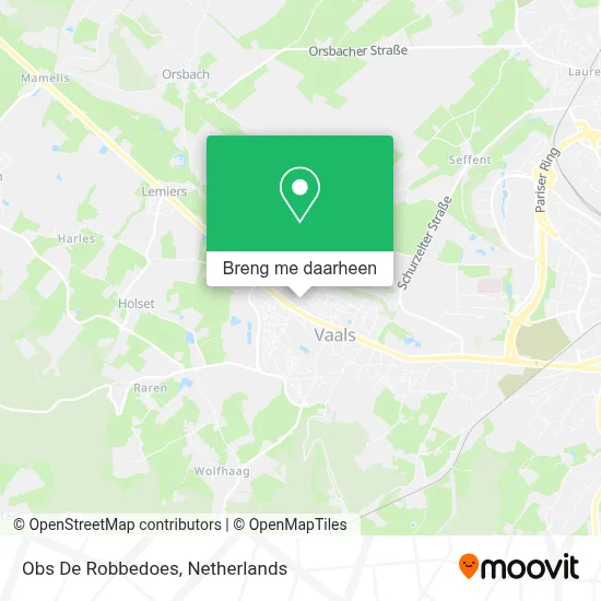 Obs De Robbedoes kaart