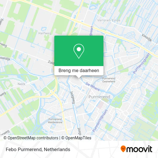 Febo Purmerend kaart