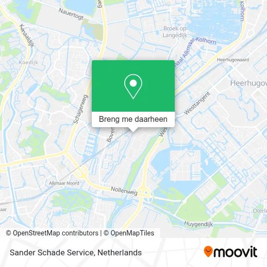 Sander Schade Service kaart