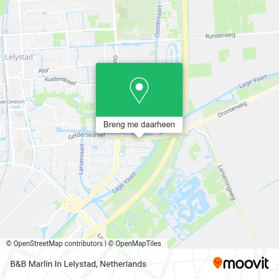 B&B Marlin In Lelystad kaart