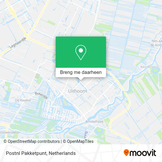 Postnl Pakketpunt kaart