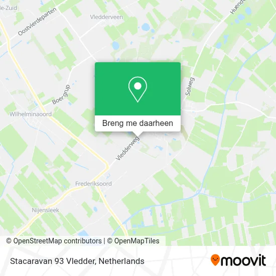Stacaravan 93 Vledder kaart