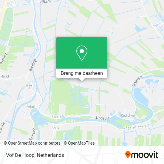 Vof De Hoop kaart