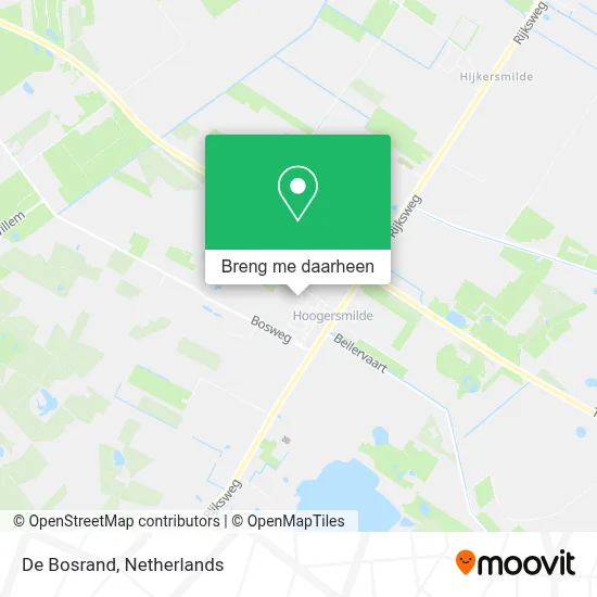 De Bosrand kaart