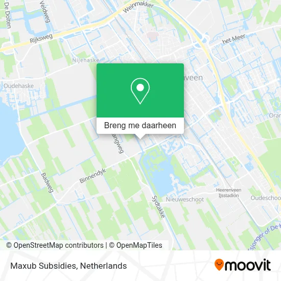 Maxub Subsidies kaart
