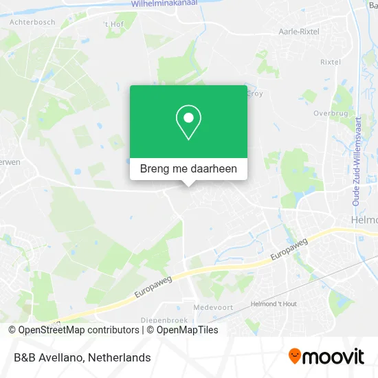 B&B Avellano kaart