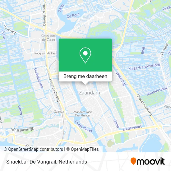 Snackbar De Vangrail kaart