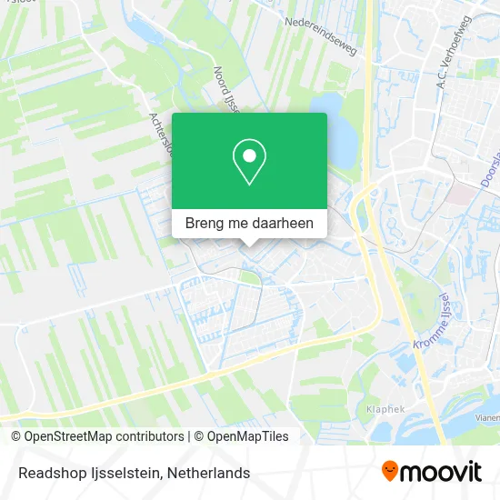 Readshop Ijsselstein kaart