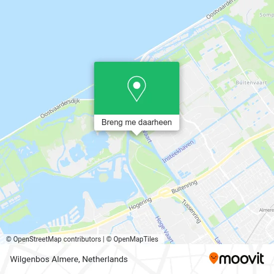 Wilgenbos Almere kaart