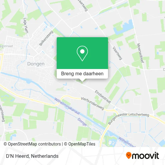 D'N Heerd kaart