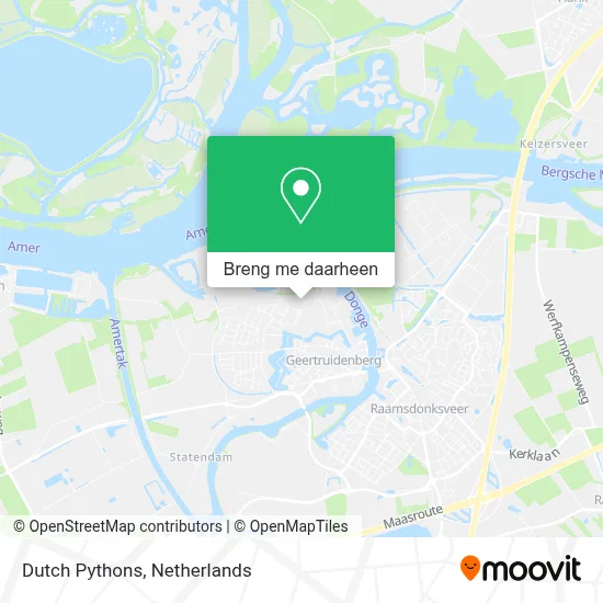 Dutch Pythons kaart